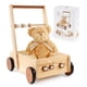 thumbnail image 1 of PairPear - Juguetes de madera para caminar para bebé, caminantes de velocidad ajustables para bebés que aprenden a caminar, juguetes de madera para caminar para niños pequeños de 1 a 3 años, 1 of 5