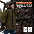 thumbnail image 4 of RefrigiWear Iron-Tuff Ice Parka - Men's Insulated Winter Jacket, -50°F Comfort Rating, Water-Resistant & Windproof, 4 of 6