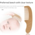 thumbnail image 4 of Juego de cepillos de lana para bebés, cepillo de champú para niños, peine de madera, peine de masaje, peine de champú para bebés, artefacto exfoliante, 4 of 5