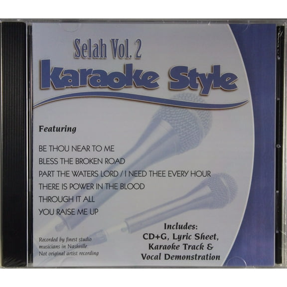 Selah Volume 2 Daywind Christian Karaoke Style NEW CD G 6 Songs
