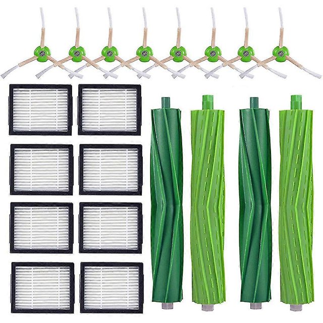 Replacement Parts For Irobot Roomba I7 I7+ / I7 Plus E5 E6 E7 Vacuum Cleaner, Brush And Filter Replacement Accessory Kit