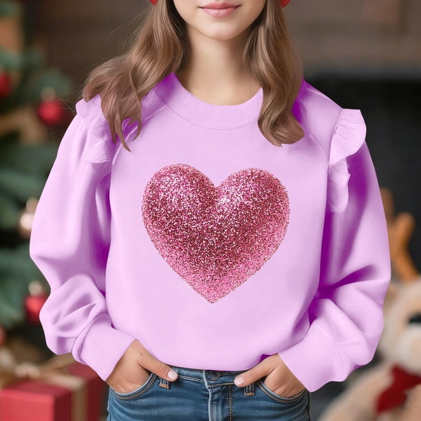 Vestido de verano para niña con estampado de flores de Pascua, manga corta, bolsillos con volantes y cuello redondo, top de poliéster