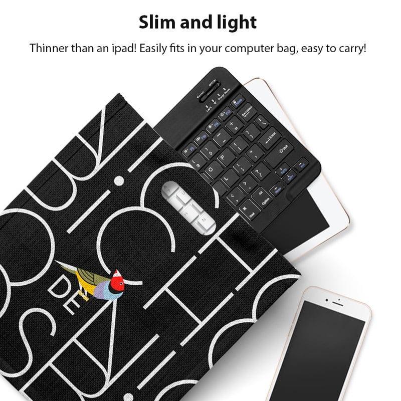 Mini Bluetooth Wireless Keyboard For Android IOS Windows Spanish Russian Arabic Keyboard And Mouse Ipad Keyboard Ipad Accessorie