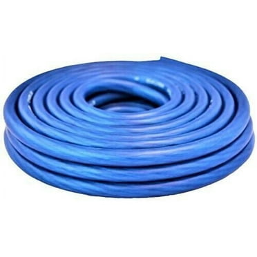 15 FT Blue 8 Gauge Primary Speaker Wire or Amp Power Ground Car Audio FLEXIBLE