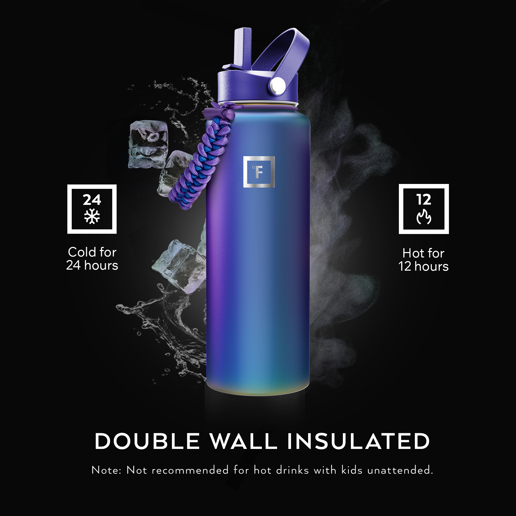 Iron Flask 40 oz Aurora Stainless Steel Water Bottle photo 3