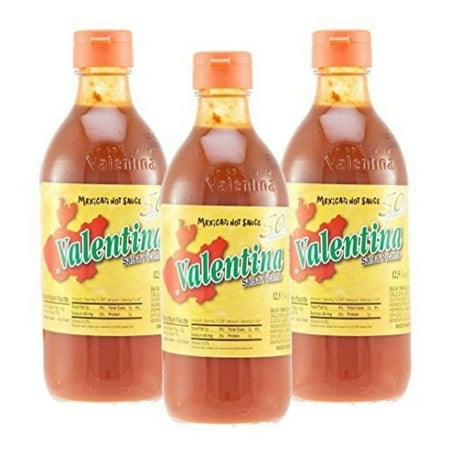 Valentina Picante Mexican Hot Sauce, 12.5 oz, Pack of 3