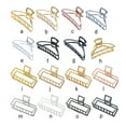 thumbnail image 2 of Pince à Griffes Style Simple Poignée Portable Alliage Robuste Accessoires de Décoration Géométrique Barrettes pour Femmes Blanc/arc, 2 of 6