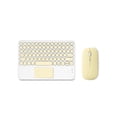 thumbnail image 1 of TFixol BT Keyboard Mouse Combo BT3.0 Wireless Rechargeable Keyboard Ergonomic Mouse Set Slim Design Support Android iOS Windows Yellow, 1 of 7