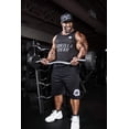 thumbnail image 6 of GW Athlete Oversized Shorts - Black, 6 of 6