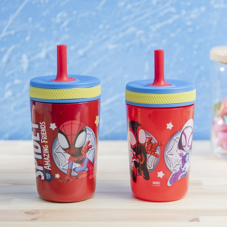 Zak Designs Disney Lilo and Stitch Kelso Tumbler Set Leak-Proof Screw-On  Lid with Straw Bundle for Kids Includes Plastic and Stainless Steel Cups  with Bonus Sipper (3pc Set Non-BPA Stitch) 3 Piece