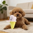 thumbnail image 3 of Forestwhale Interactive Squeaky Dog Toy 5.5in Banana Shaped Plush Chew Toy for Puppies Teething Relief & Playtime Fun, 3 of 5