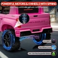 thumbnail image 4 of CazToi 24V 2 Seater Ride On Truck Licensed Chevrolet Silverado Electric Car with Remote Control for Kids 3-8, 4 of 7
