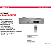 New Magnavox MVR650 4-Head Hi-Fi VHS VCR Player
