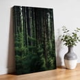 thumbnail image 3 of Canvas Wall Art Summer Green Canvas Art Print Forest Pine Trees Pictures Wall Decor for Living Room Bedroom Artwork Decorations Stretched Framed Ready to Hang 8"x10", 3 of 9