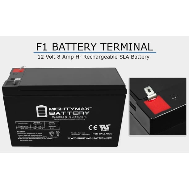 Betty 12V 8Ah Razor Pocket Mod Betty 15130661 Scooter Battery - 4 Pack