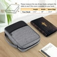 thumbnail image 4 of FINPAC Bible Cover, Carrying Book Case Church Bag Bible Protective with Handle and Zippered Pocket, Perfect Gift for Men Women Father, Gray, 4 of 8