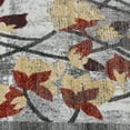 thumbnail image 4 of Rugsotic Carpets Machine Made Heatset Polypropylene Area Rugs - 5'X8', Rectangle Shape, Silver Color, Floral Modern Design, High Pile Machine Made Area Rugs For Living Room, Bed Room (M00023), 4 of 5