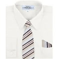 thumbnail image 3 of S.H. Churchill & Co. 4 Piece Boy's Dress Shirt Set with Long Tie, Bow Tie and Pocket Square, 3 of 6