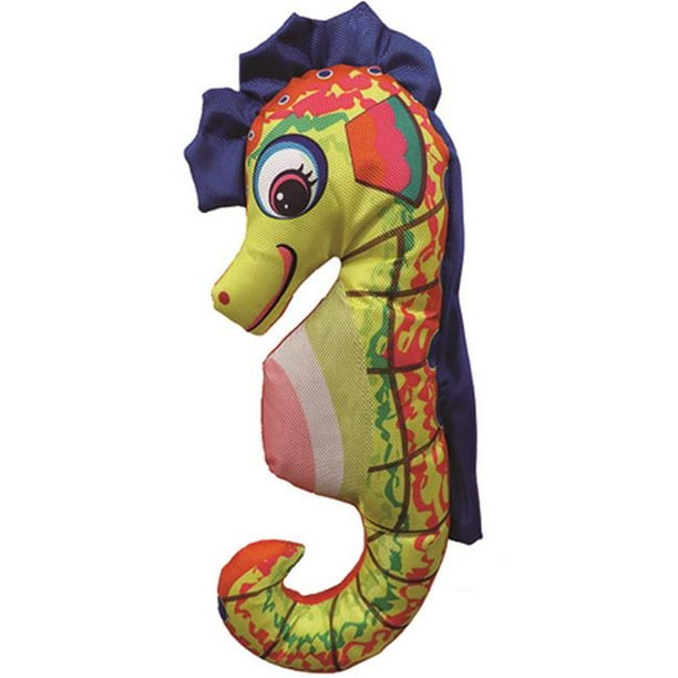 Plush Suzy Sea Horse Dog Toy, 17"