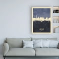 thumbnail image 3 of Trademark Fine Art 'Las Vegas Nevada Skyline Navy' Canvas Art by Michael Tompsett, 3 of 3