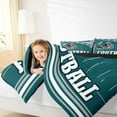 thumbnail image 4 of jejeloiu Football Game Twin Comforter Sets,Kids Ball Games Bedding Set For Rugby Boys Reversible 2 Pieces, 4 of 8