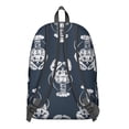 thumbnail image 2 of Crustacean Seafood Marine Ocean Travel Backpack – Lightweight Student Backpack with Nautical Beach Design, Comfortable Carrying, and Anti-theft Features for Daily Use and Short Trips, 2 of 5