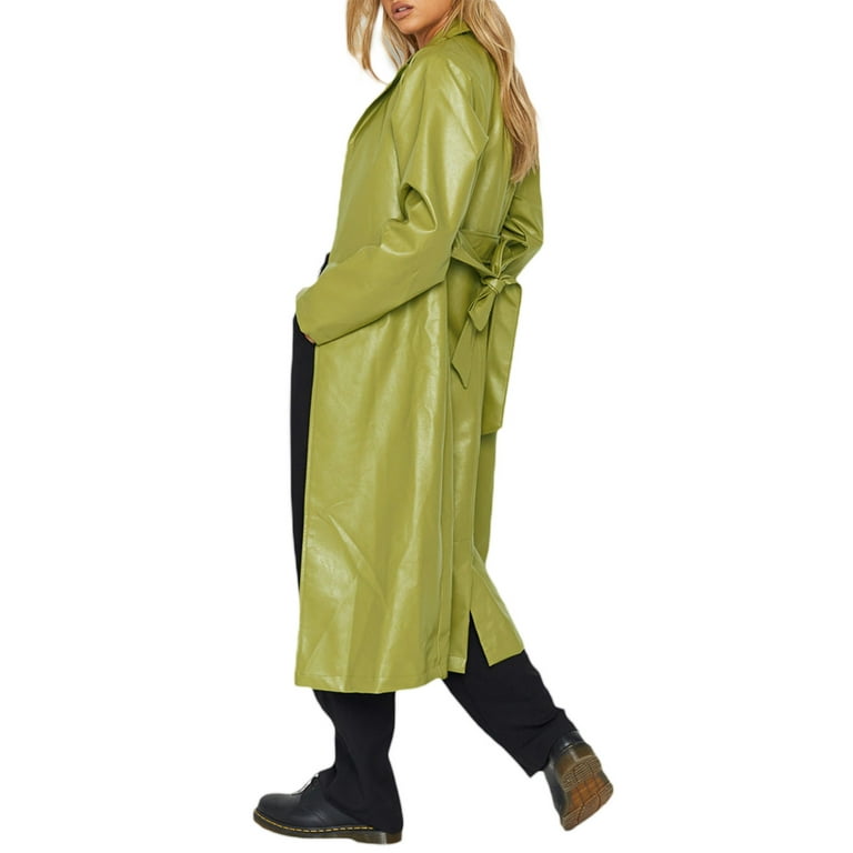 Women's trench hot sale coat walmart