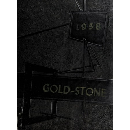 (Custom Reprint) Yearbook: 1958 Goldston High School - Gold Stone Yearbook (Goldston NC)