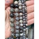 thumbnail image 3 of Cuentas de piedra natural de 6, 8, 10 y 12 mm, color negro y dorado, cuentas redondas de ágata para hacer joyas, pulseras y collares hechos a mano, 15'', 3 of 5