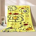 thumbnail image 4 of Japanese Pompom Purin Cartoon Blanket Children Room Soft Fluffy Soft Bed Plush Throws Baby Girl Boys Plush Blanket Quilt Gift, 4 of 9