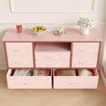 thumbnail image 6 of Trilenars 47.4 Inch 8-Drawer TV Stand in Pink for Living Room,Pink, 6 of 9