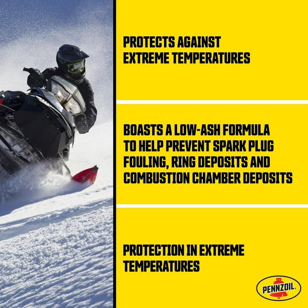 Pennzoil Snowmobile Premium Plus 2-Cycle Engine Oil, 5 Litre