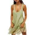 thumbnail image 6 of yievot Women's Nightgown Scoop Neck Chemise Sleepwear Lace Nightwear Soft Lingerie for Women, 6 of 6