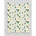 thumbnail image 1 of Vintage Tapestry, Detailed Drawing of Repetitive Blooming Chrysanthemum Beige Flowers, Wall Hanging for Bedroom Living Room Dorm Decor, 60W X 80L Inches, Coconut and Fern Green, by Ambesonne, 1 of 2