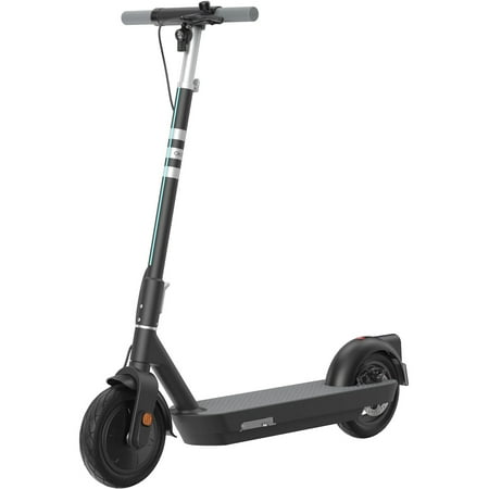 UPC: 0810100340155 | OKAI Neon Pro Foldable Electric Scooter w/ 50 Miles Max Operating Range & 20 mph Max Speed – Black
