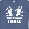 thumbnail image 4 of Inktastic How I Roll Bowling Boys or Girls Baby T-Shirt, 4 of 5