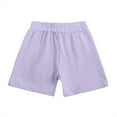 thumbnail image 7 of tarylea Unisex Baby Toddler Cotton Shorts Boys Drawstring Pull On Solid Color Shorts Girls Comfy Summer Shorts Dailywear, 7 of 7