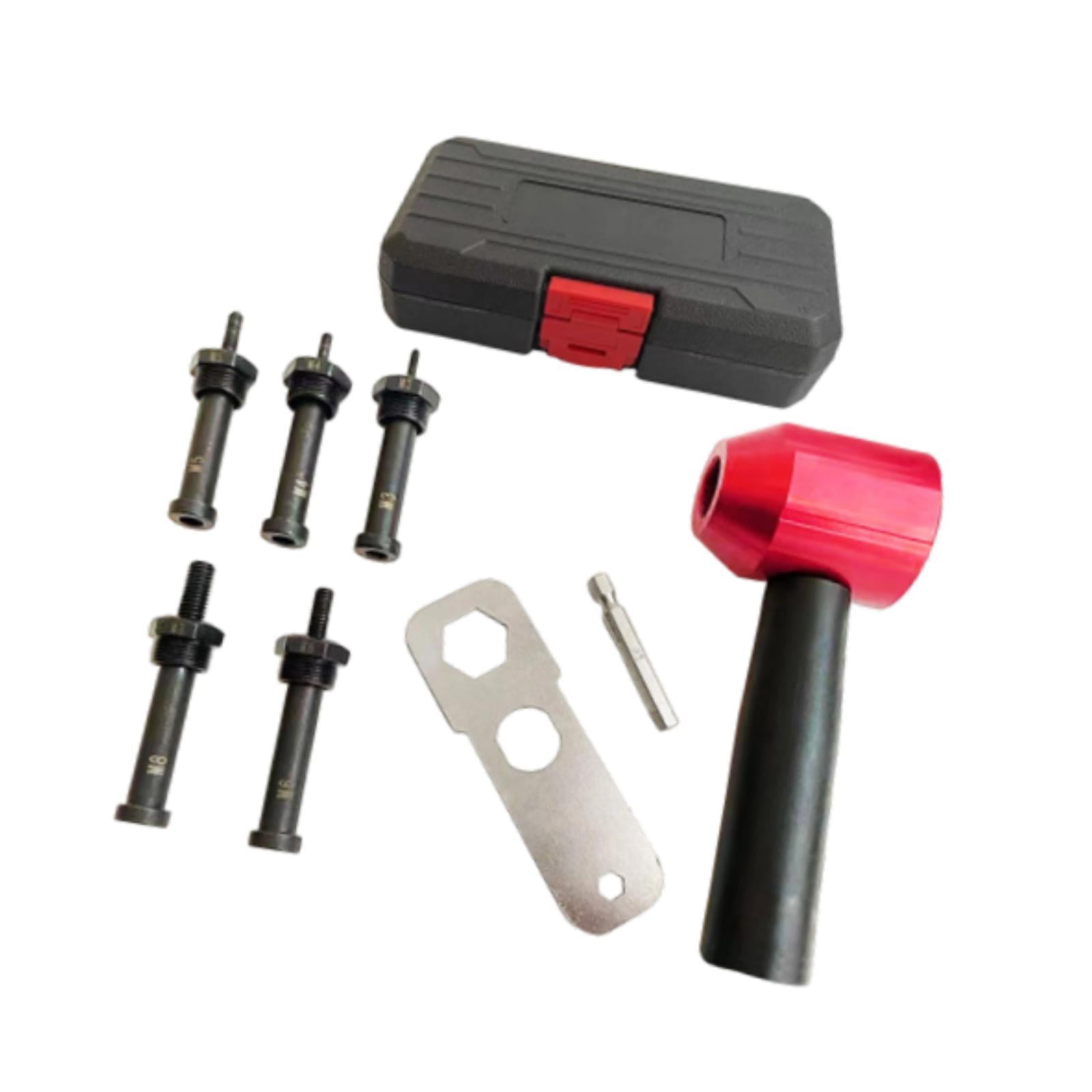 oshhni Electric Rivet Machine Conversion Head Electric Rivet Nut Adaptor for Window M3 M8