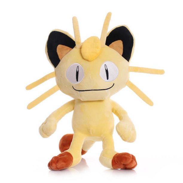 TAKARA TOMY Meowth peluches para niños, muñecos de peluche de 25cm, animales de peluche suaves, regalos para niños, regalos de cumpleaños Fivean Peluches
