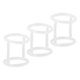 thumbnail image 1 of Mobutofu 3Pcs Multipurpose White Silicone Seal Rings for Ice Cream Maker Reliable Replacement Parts, 1 of 8