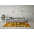 thumbnail image 3 of Ahgly Company Indoor Rectangle Animal Yellow Traditional Area Rugs, 3' x 5', 3 of 4