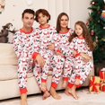 thumbnail image 4 of Ropa de Navidad a juego para la familia, pijamas de Navidad, moda de Año Nuevo, estampado de Papá Noel verde, conjunto para niños y adultos, pijama mameluco para bebé 2024, 4 of 4