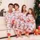 thumbnail image 4 of Ropa de Navidad a juego para la familia, pijamas de Navidad, moda de Año Nuevo, estampado de Papá Noel verde, conjunto para niños y adultos, pijama mameluco para bebé 2024, 4 of 4