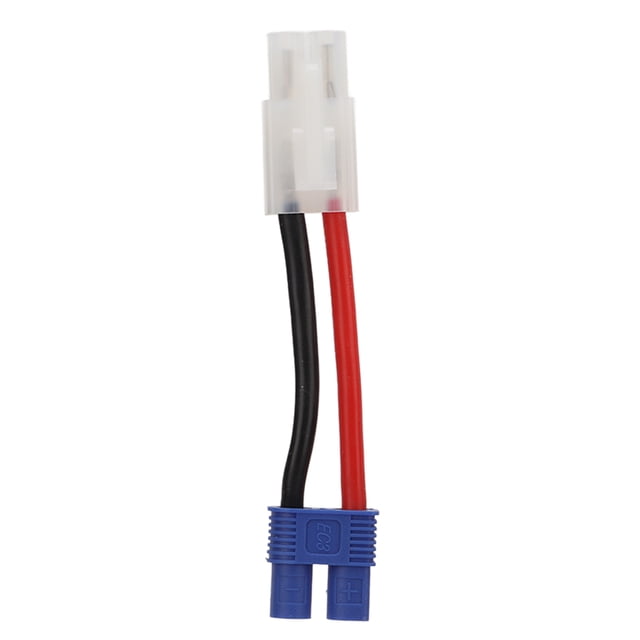 Adaptador de cabeza en T RC, adaptador EC3 profesional de silicona para coche RC, modelo de avión, 14AWG