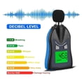 thumbnail image 2 of Digital Sound Level Meter 30-130dB Noise Level Meter Noise Measuring Instrument Tester Decibel Monitor ,Accurate Measurement, 2 of 6