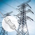 thumbnail image 3 of 25 Conectores de Cuerda de Polietileno M5 de Alta Resistencia, de Acero Galvanizado con Cables Conductores de Cobre y Silicona., 3 of 5