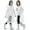 White (2-pack), variant on 2 Pack Waterproof Raincoats for Kids Reusable,EVA Rain Ponchos Emergency Rain Jacket for Children, Boys and Girls