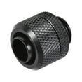thumbnail image 4 of Uxcell G1/4" Brass Hose Fitting Quick Connector for the CPU Water Cooling System Black 2 Pcs, 4 of 6