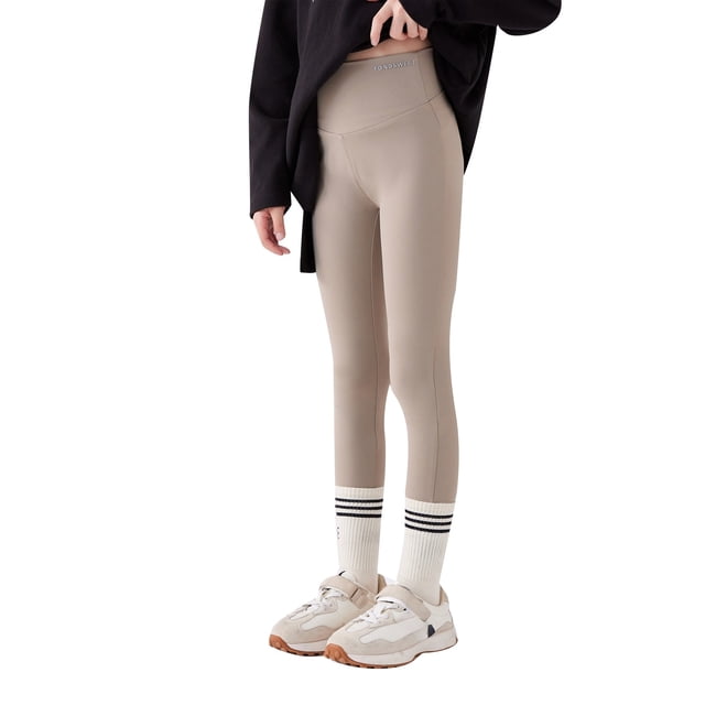 XASZHN Pantalon de Yoga Décontracté Taille Haute pour Filles Café 110
