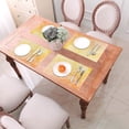 thumbnail image 6 of XMXY Woven Placemats Set of 4 PCS, Abstract Watercolor Floral Texture Table Mats Washable Heat Resistant Placemats, 6 of 6